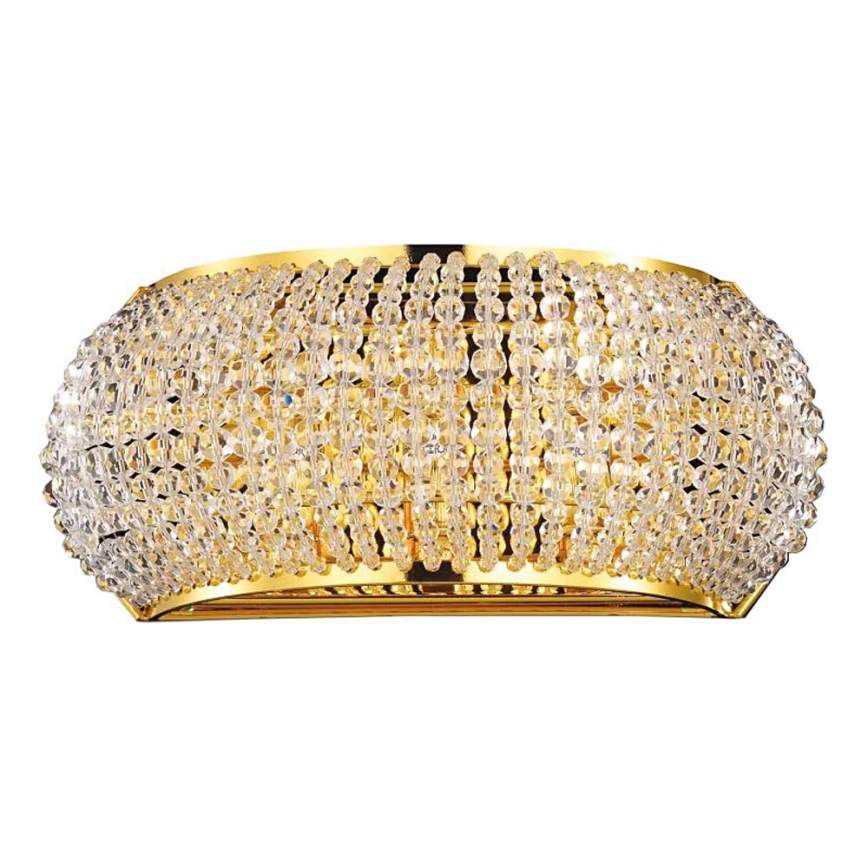 Ideal Lux - Aplique de cristal LED PASHA 3xG9/3W/230V dorado