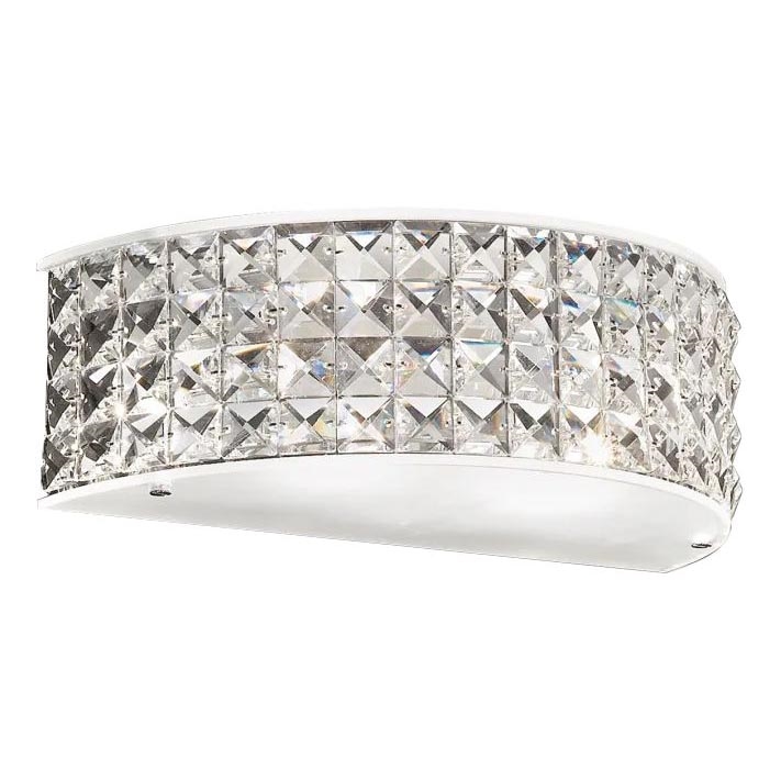 Ideal Lux - Aplique de cristal LED ROMA 2xG9/3W/230V cromo brillante