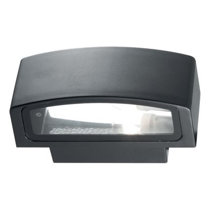 Ideal Lux - Aplique de exterior ANDROMEDA 1xE27/60W/230V IP55 antracita