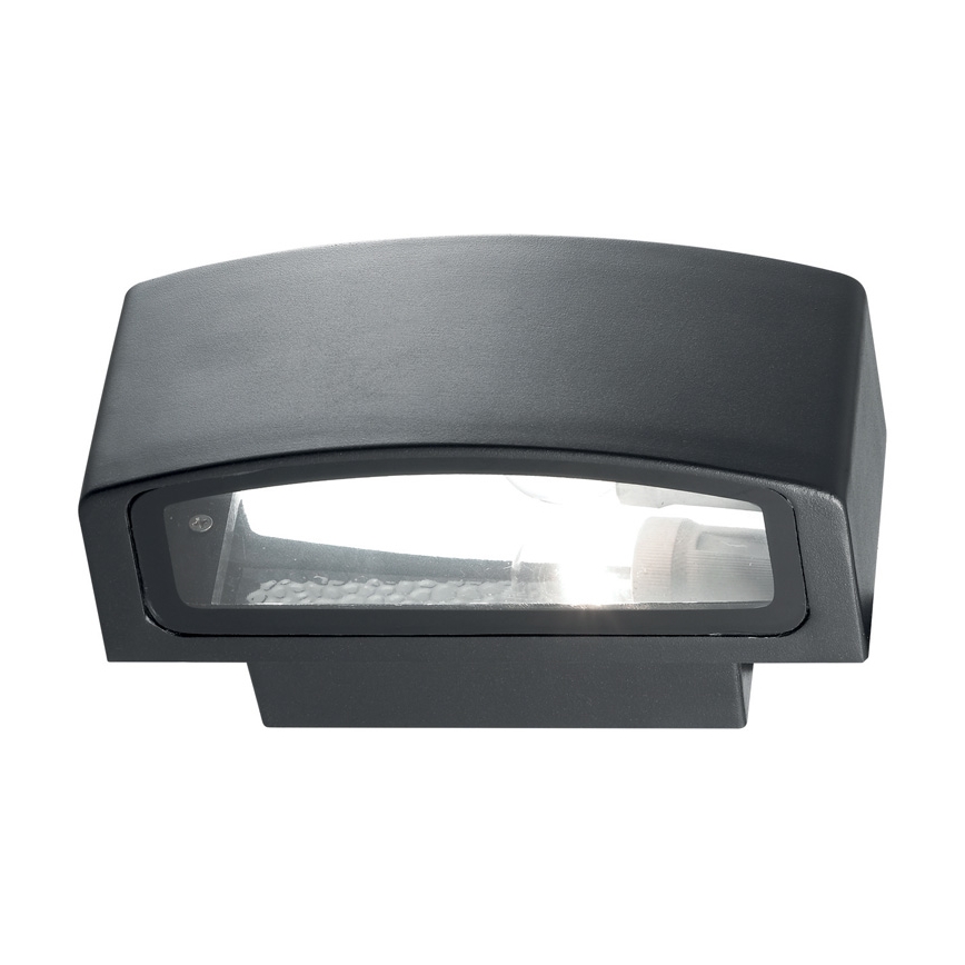 Ideal Lux - Aplique de exterior ANDROMEDA 1xE27/60W/230V IP55 antracita