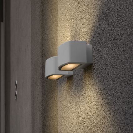 Ideal Lux - Aplique de exterior ANDROMEDA 1xE27/60W/230V IP55 blanco