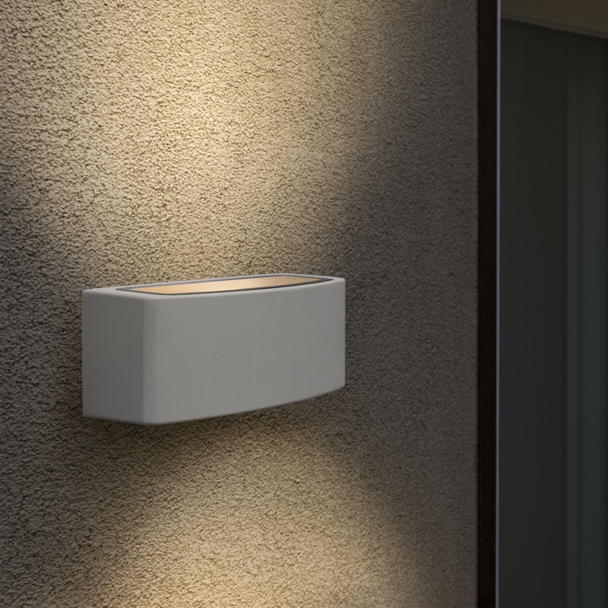Ideal Lux - Aplique de exterior ANDROMEDA 1xE27/60W/230V IP55 blanco