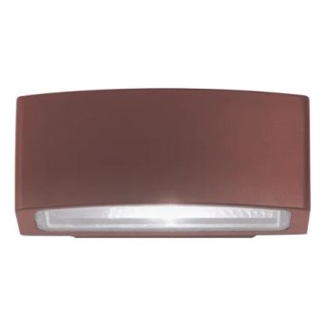 Ideal Lux - Aplique de exterior ANDROMEDA 1xE27/60W/230V IP55 marrón