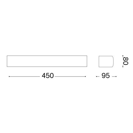 Ideal Lux - Aplique de exterior ANDROMEDA 2xE27/60W/230V IP55 negro