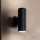 Ideal Lux - Aplique de exterior BASE 2xGU10/28W/230V IP44 negro