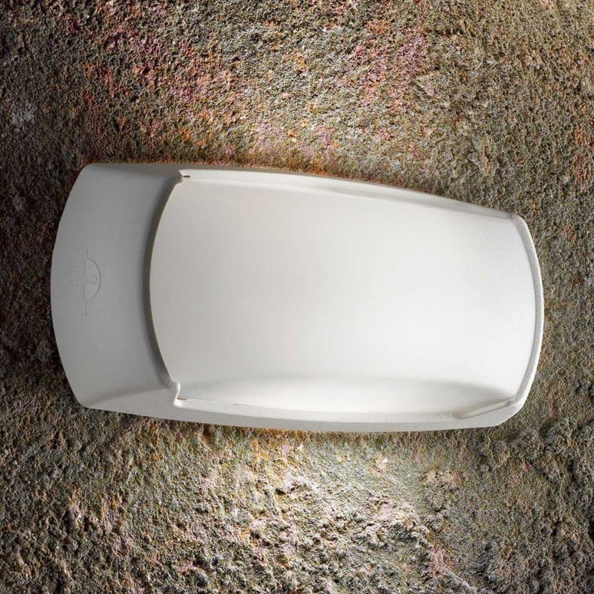 Ideal Lux - Aplique de exterior FELIX 1xE27/23W/230V IP66 blanco