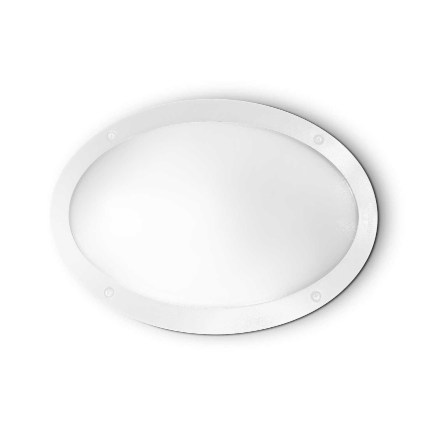 Ideal Lux - Aplique de exterior MADDI 1xE27/23W/230V IP66 blanco