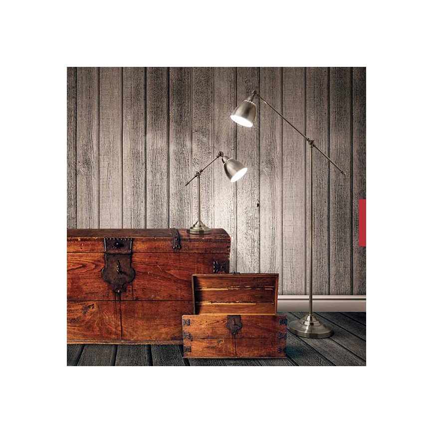 Ideal Lux - Aplique de pared 1xE27/42W/230V bronce