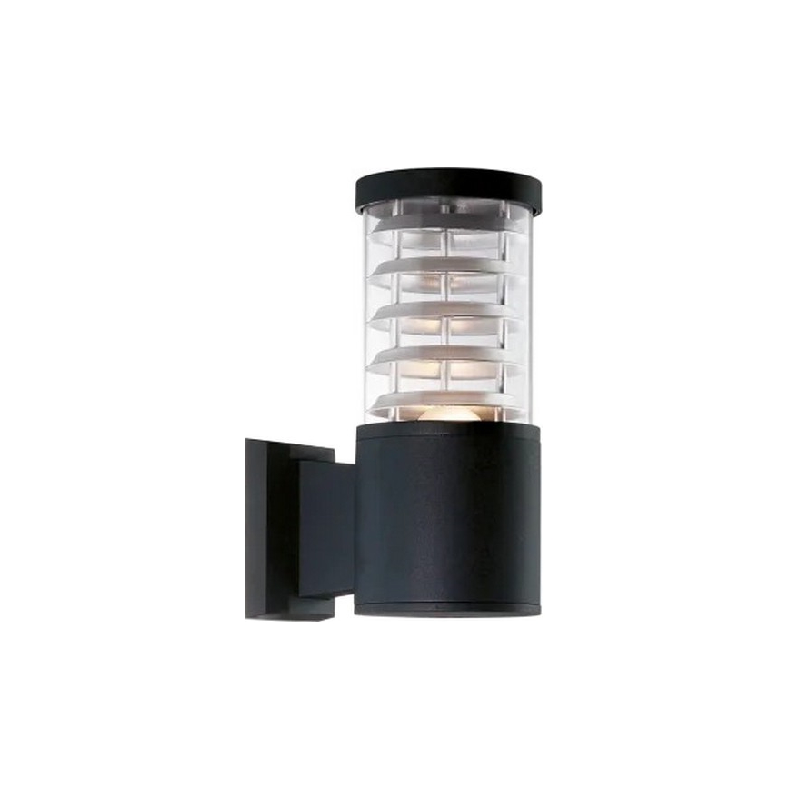 Ideal Lux - Aplique de pared exterior TRONCO 1xE27/42W/230V IP44 negro