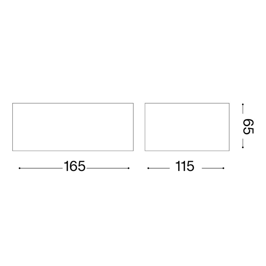 Ideal Lux - Aplique de pared exterior TWIN 1xG9/28W/230V IP44 marrón