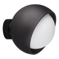 Ideal Lux - Aplique de pared LED BLOOM 1xE27/42W/230V negro