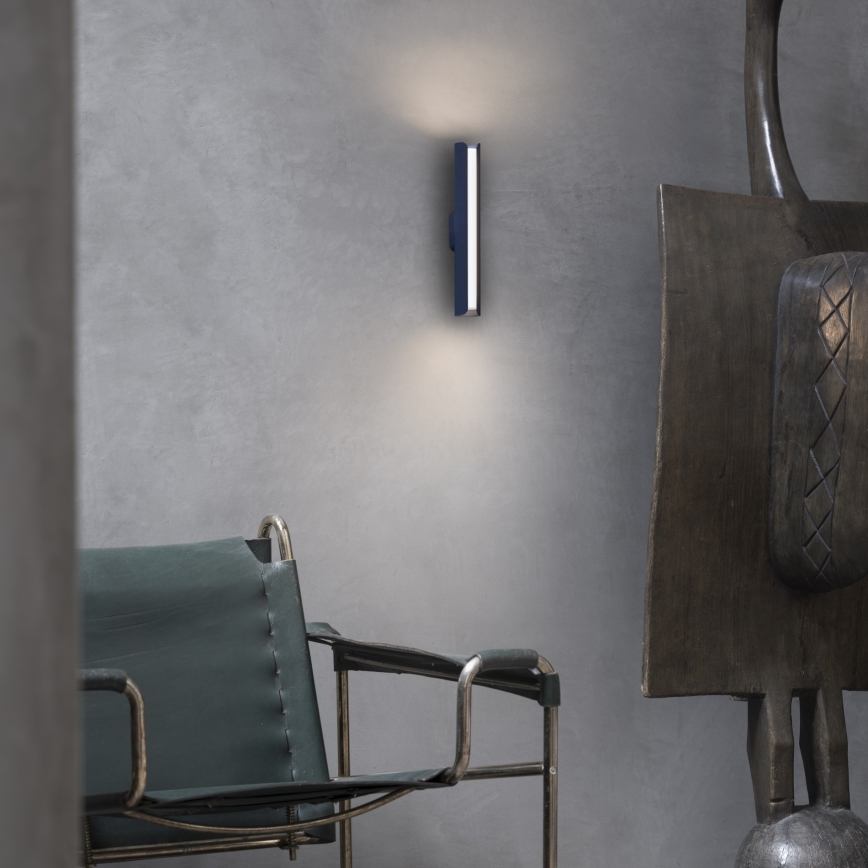 Ideal Lux - Aplique de pared LED DORICA LED/8,5W/230V IRC 90 azul