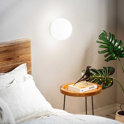 Ideal Lux - Aplique de pared LED MAPA 1xG9/3W/230V Ø 10 cm blanco