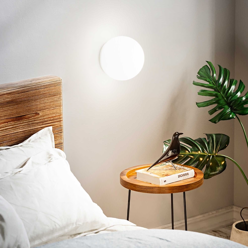 Ideal Lux - Aplique de pared LED MAPA 1xG9/3W/230V Ø 10 cm blanco