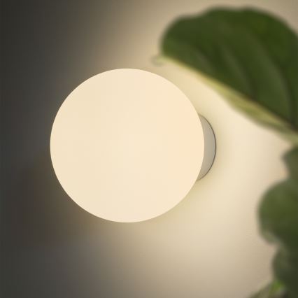 Ideal Lux - Aplique de pared LED MAPA 1xG9/3W/230V Ø 10 cm blanco