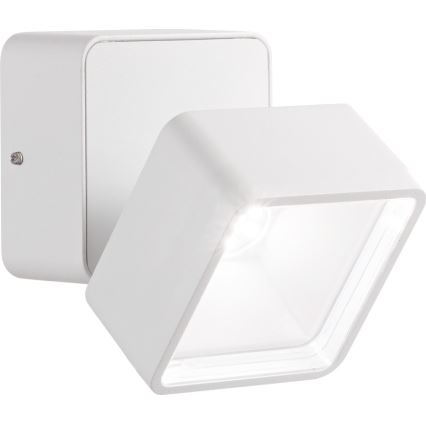 Ideal Lux - Aplique de pared LED para exterior OMEGA LED/7W/230V IRC 90 IP54 blanco