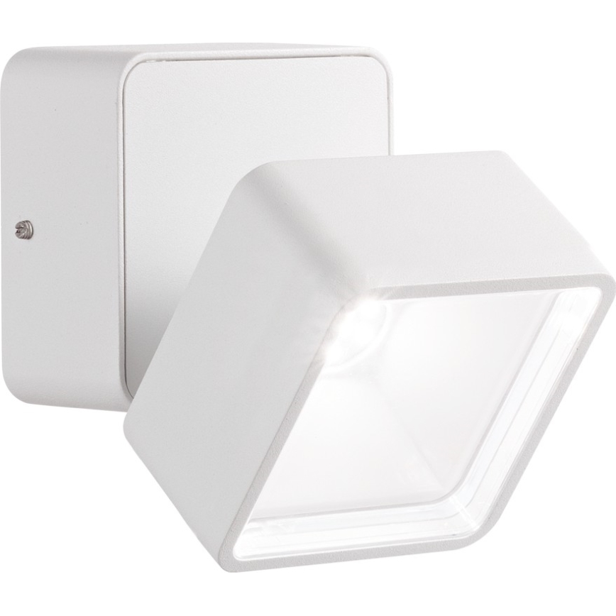 Ideal Lux - Aplique de pared LED para exterior OMEGA LED/7W/230V IRC 90 IP54 blanco