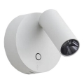 Ideal Lux - Aplique de pared LED regulable con control táctil ELF LED/3W/230V CRI 95 blanco