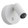 Ideal Lux - Aplique de pared LED regulable con control táctil ELF LED/3W/230V CRI 95 blanco