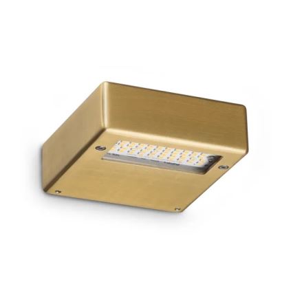 Ideal Lux - Aplique de pared LED TAB LED/24W/230V CRI 90 latón