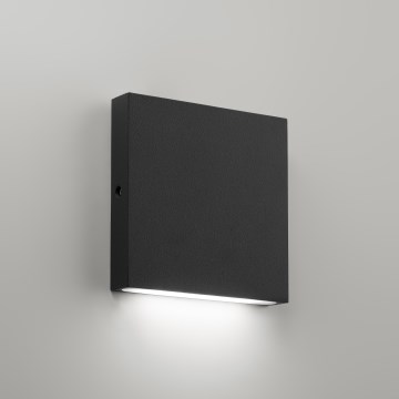 Ideal Lux - Aplique de pared para exterior POST-IT LED/3W/12V CRI 90 negro