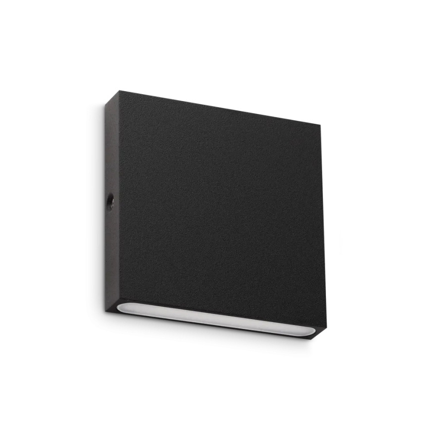 Ideal Lux - Aplique de pared para exterior POST-IT LED/3W/12V CRI 90 negro