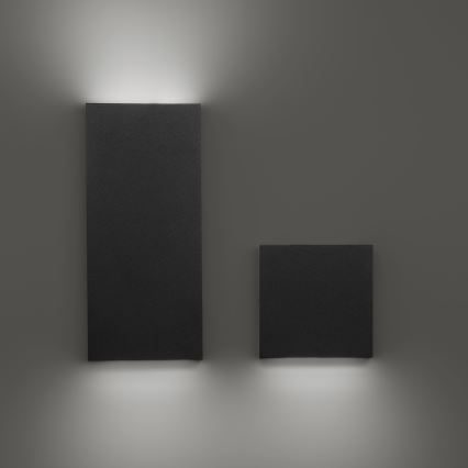 Ideal Lux - Aplique de pared para exterior POST-IT LED/3W/12V CRI 90 negro