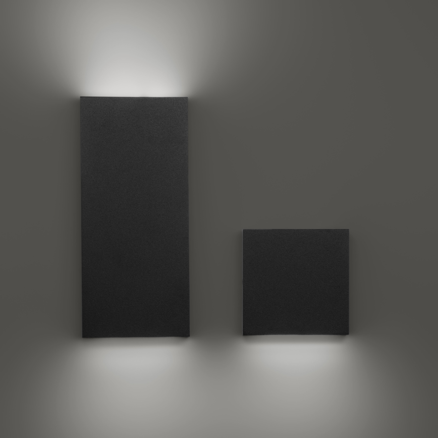Ideal Lux - Aplique de pared para exterior POST-IT LED/3W/12V CRI 90 negro