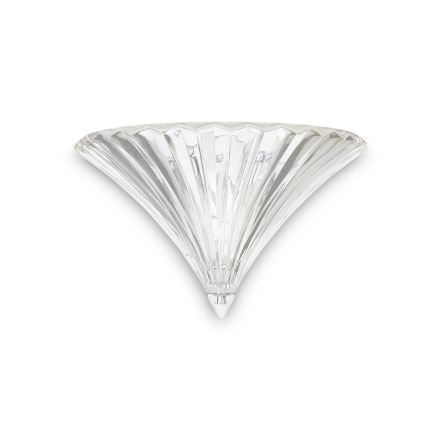 Ideal Lux - Aplique de pared SANTA 1xE14/40W/230V transparente