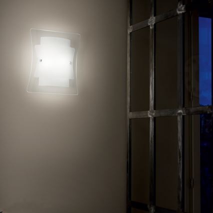 Ideal Lux - Aplique de pared TRIPLO 1xE27/60W/230V transparente