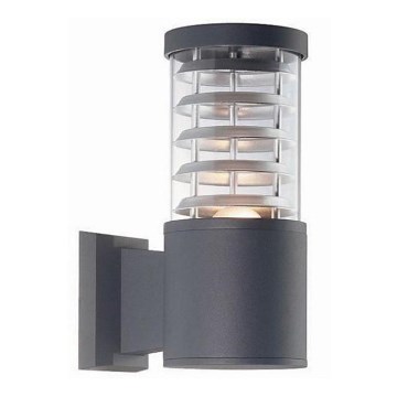Ideal Lux - Aplique exterior 1xE27/60W/230V negro IP44