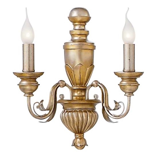 Ideal Lux - Aplique FIRENZE 2xE14/40W/230V dorado