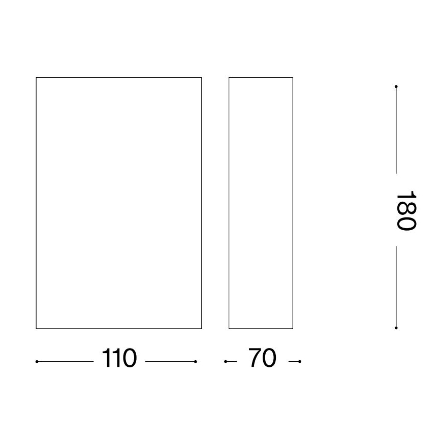 Ideal Lux - Aplique FLASH 1xG9/40W/230V blanco