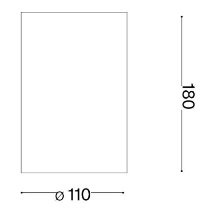 Ideal Lux - Aplique FLASH 1xG9/40W/230V blanco