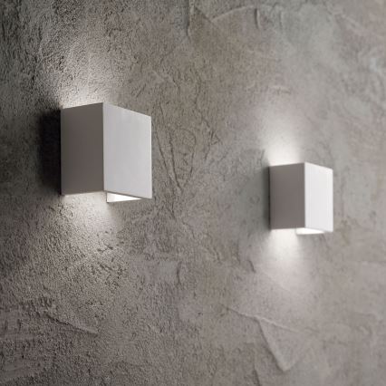 Ideal Lux - Aplique FLASH GESSO 1xG9/40W/230V blanco