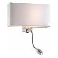 Ideal Lux - Aplique flexible LED HOTEL 1xE27/60W + LED/1,5W/230V