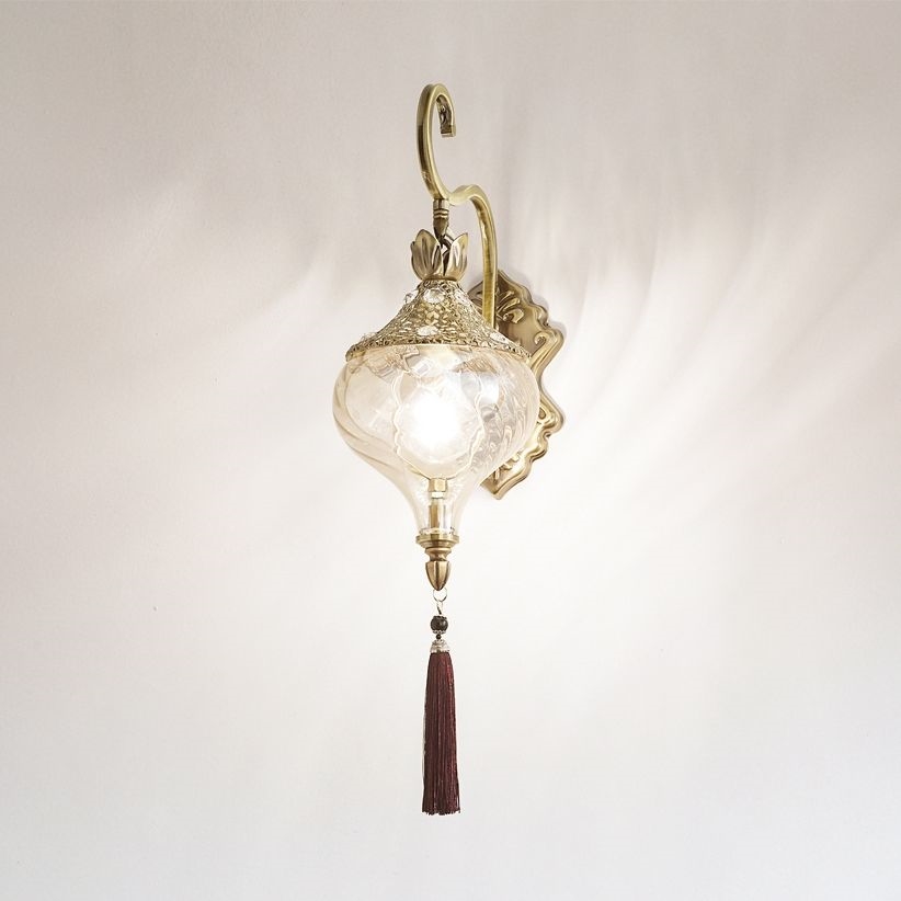 Ideal Lux - Aplique HAREM 1xE27/42W/230V latón