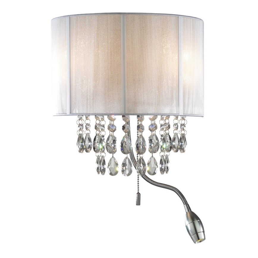 Ideal Lux - Aplique LED 2xE14/40W/230V + LED/1W