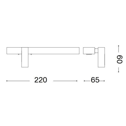 Ideal Lux - Aplique LED BONNE LED/6,5W/230V CRI 90 dorado