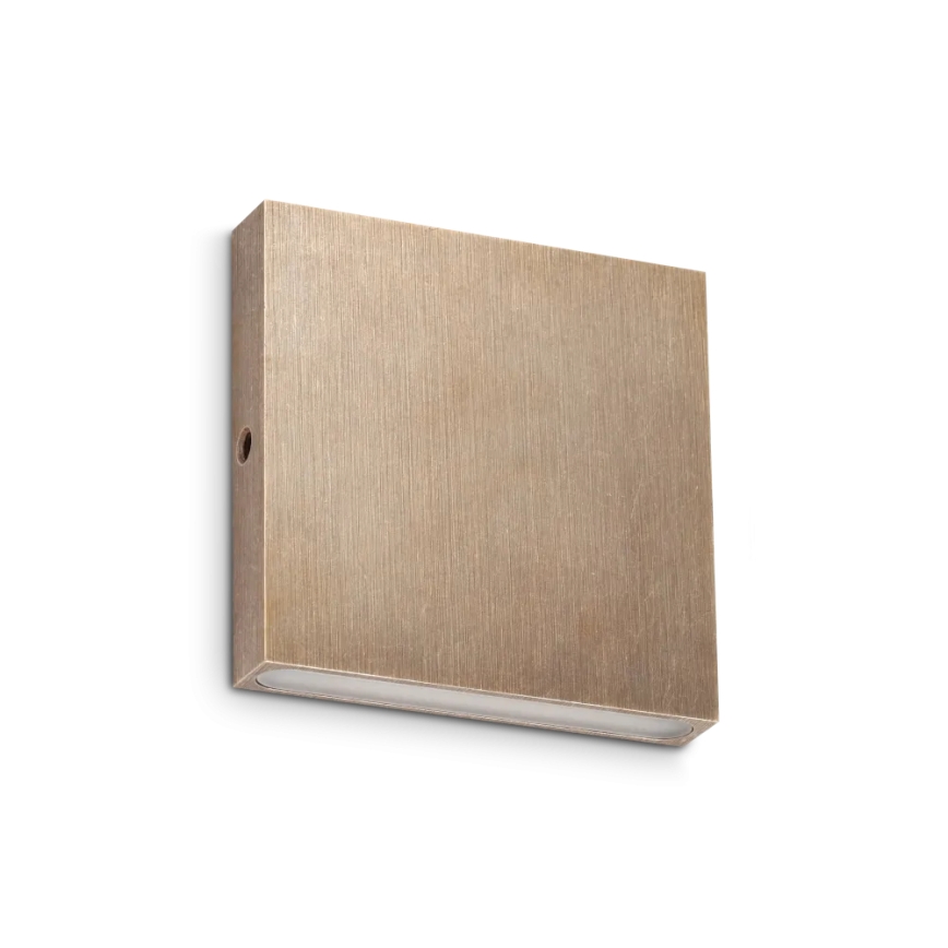 Ideal Lux - Aplique LED de exterior POST-IT LED/3W/12V CRI 90 latón