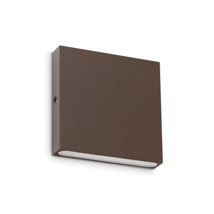 Ideal Lux - Aplique LED de exterior POST-IT LED/3W/12V CRI 90 marrón