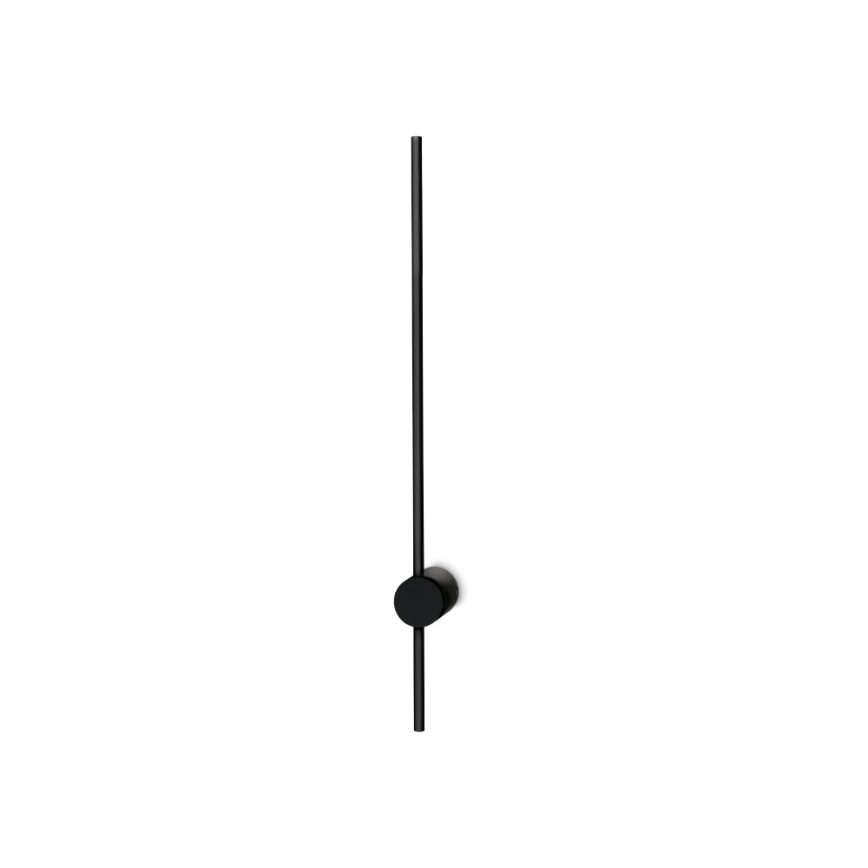 Ideal Lux - Aplique LED ESSENCE LED/12W/230V 2700K 70 cm CRI 90 negro