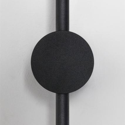 Ideal Lux - Aplique LED ESSENCE LED/12W/230V 2700K 70 cm CRI 90 negro