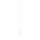 Ideal Lux - Aplique LED ESSENCE LED/19W/230V 3000K 124 cm CRI 90 blanco