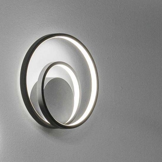 Ideal Lux - Aplique LED OZ LED/26W/230V CRI 90 negro