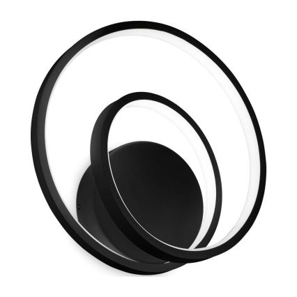 Ideal Lux - Aplique LED OZ LED/26W/230V CRI 90 negro