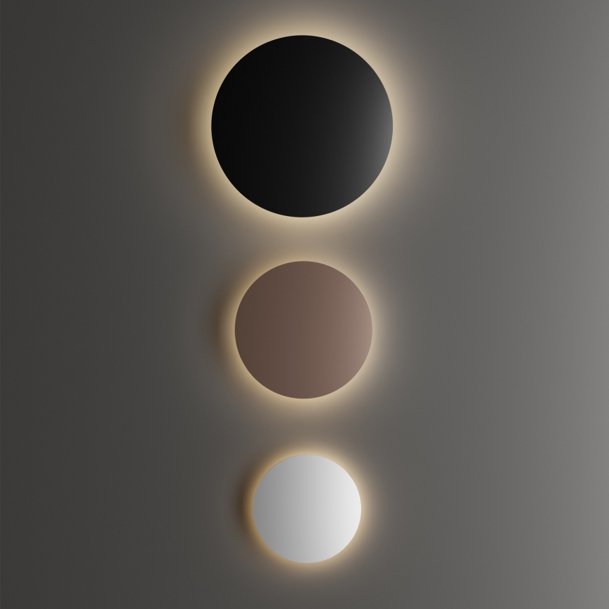 Ideal Lux - Aplique de pared LED para exterior PUNTO LED/9W/230V CRI 90 Ø 18 cm IP54 antracita