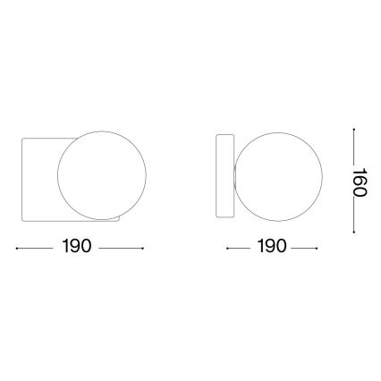 Ideal Lux - Aplique LED PENTA 1xG9/3W/230V dorado