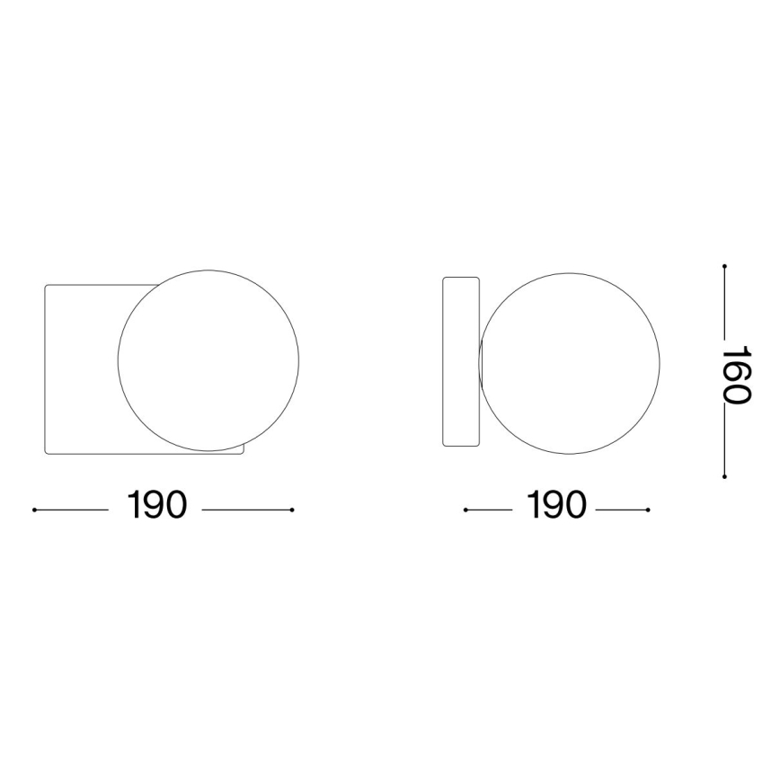 Ideal Lux - Aplique LED PENTA 1xG9/3W/230V dorado