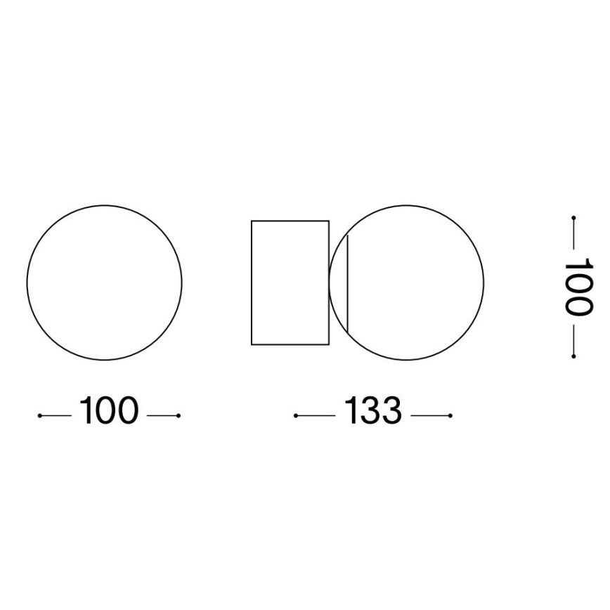 Ideal Lux - Aplique LED PERLAGE 1xG9/3W/230V negro/ahumado